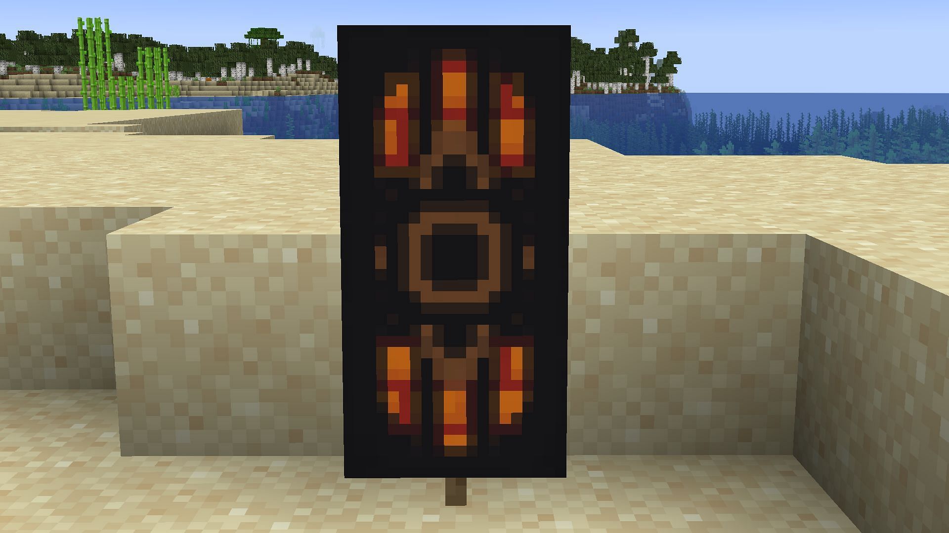 Nether Banner (Image via Minecraft 1.19)