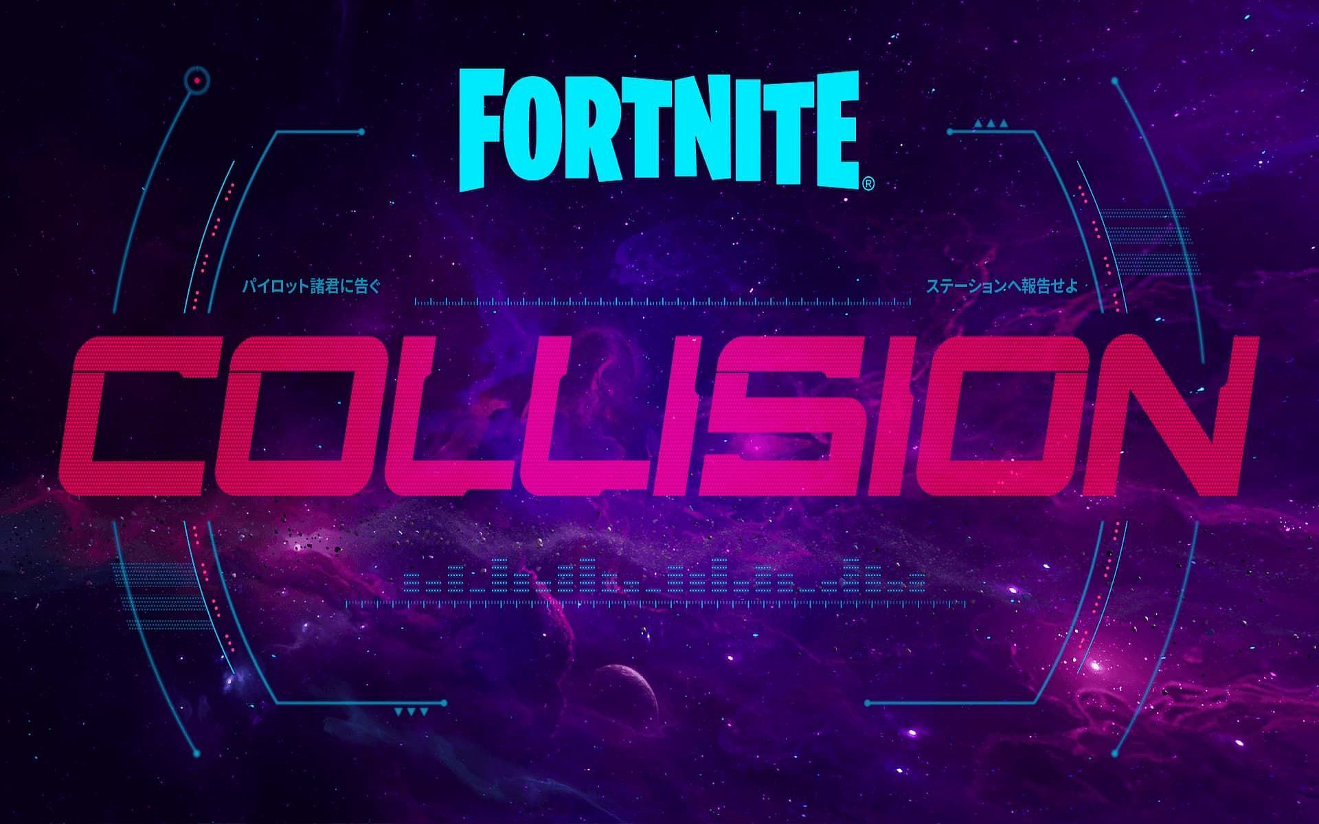 A promotional image for the Fortnite live event Collision (Image via Epic Games)