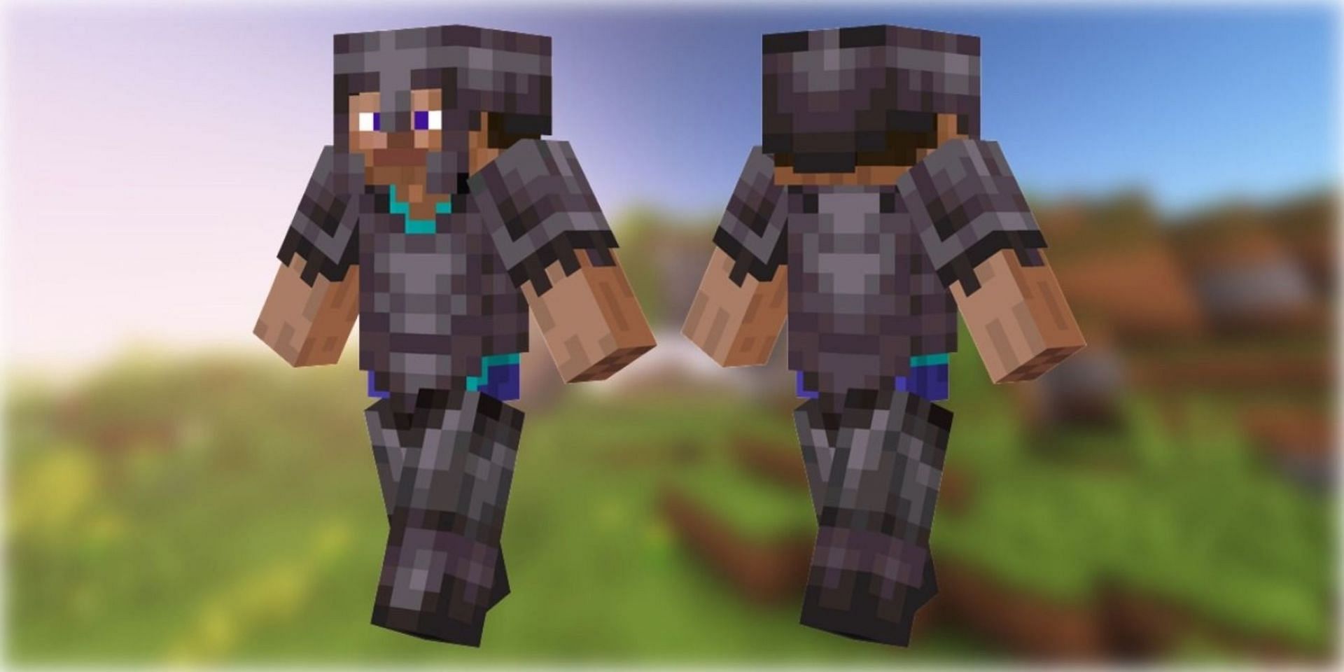 Netherite armor should protect players from the Warden&#039;s vicious attacks (Image via Mojang)