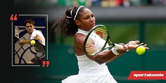 Serena Williams is using these matches as the practice she needs for Wimbledon; the serve is a tool she really needs: Former player Jan-Michael Gambill