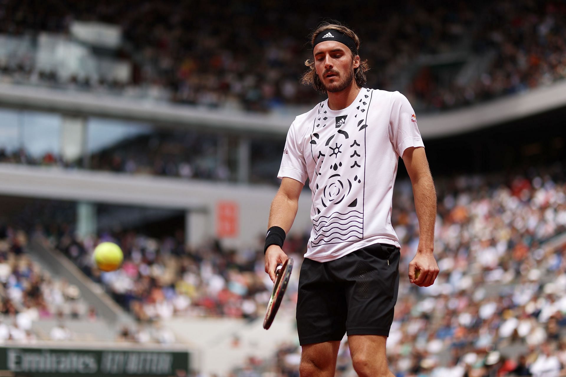 Stefanos Tsitsipas at the 2022 French Open