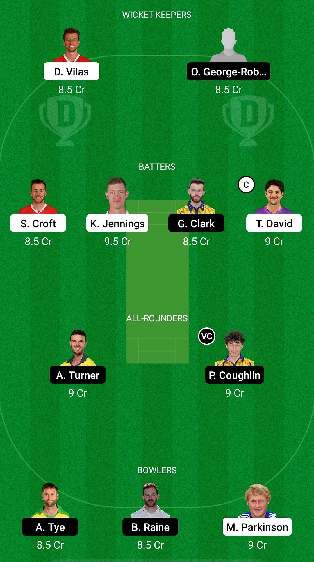 LAN vs DUR Dream11 Prediction - T20 Blast