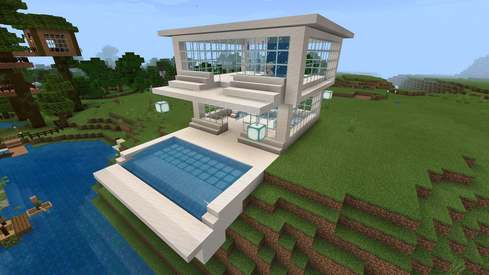 A house in Minecraft (Image via Minecraft)