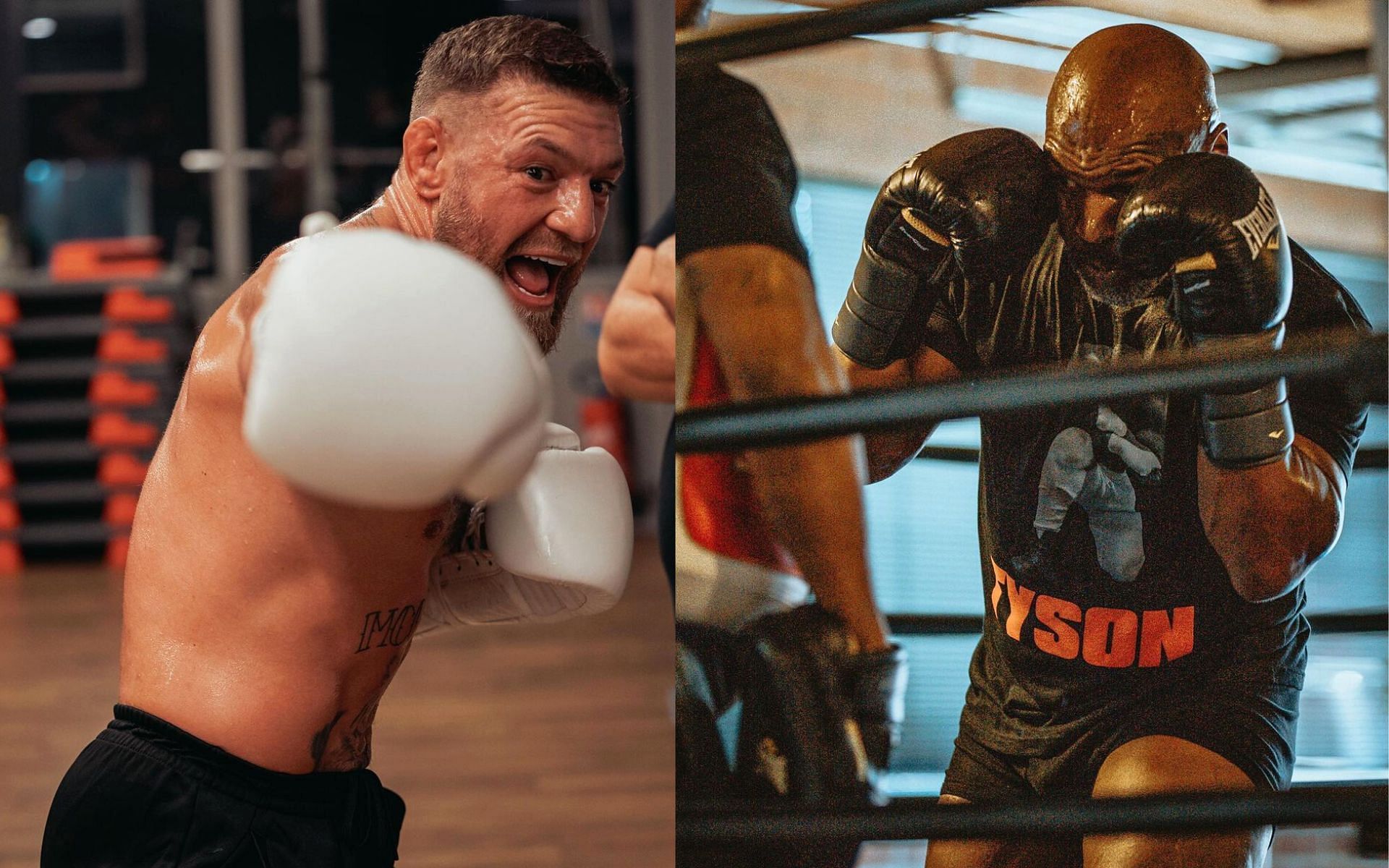 Conor McGregor (left), Mike Tyson (right) [Images courtesy: @thenotoriousmma and @miketyson via Instagram]