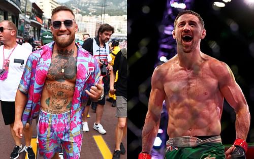 Conor McGregor (left), Brendan Loughnane (right)