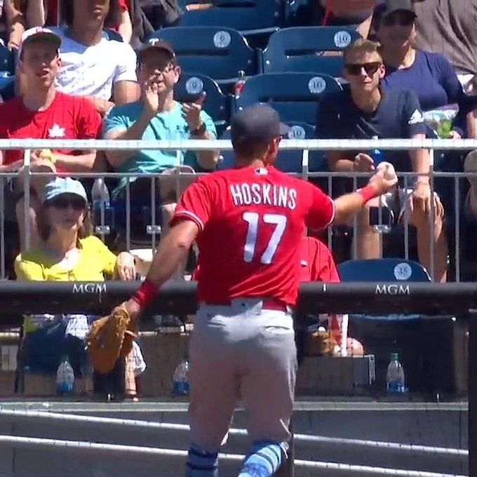 Philadelphia Phillies Players Weekend “Big Fella” Rhys Hoskins T-Shirt  Adult XL