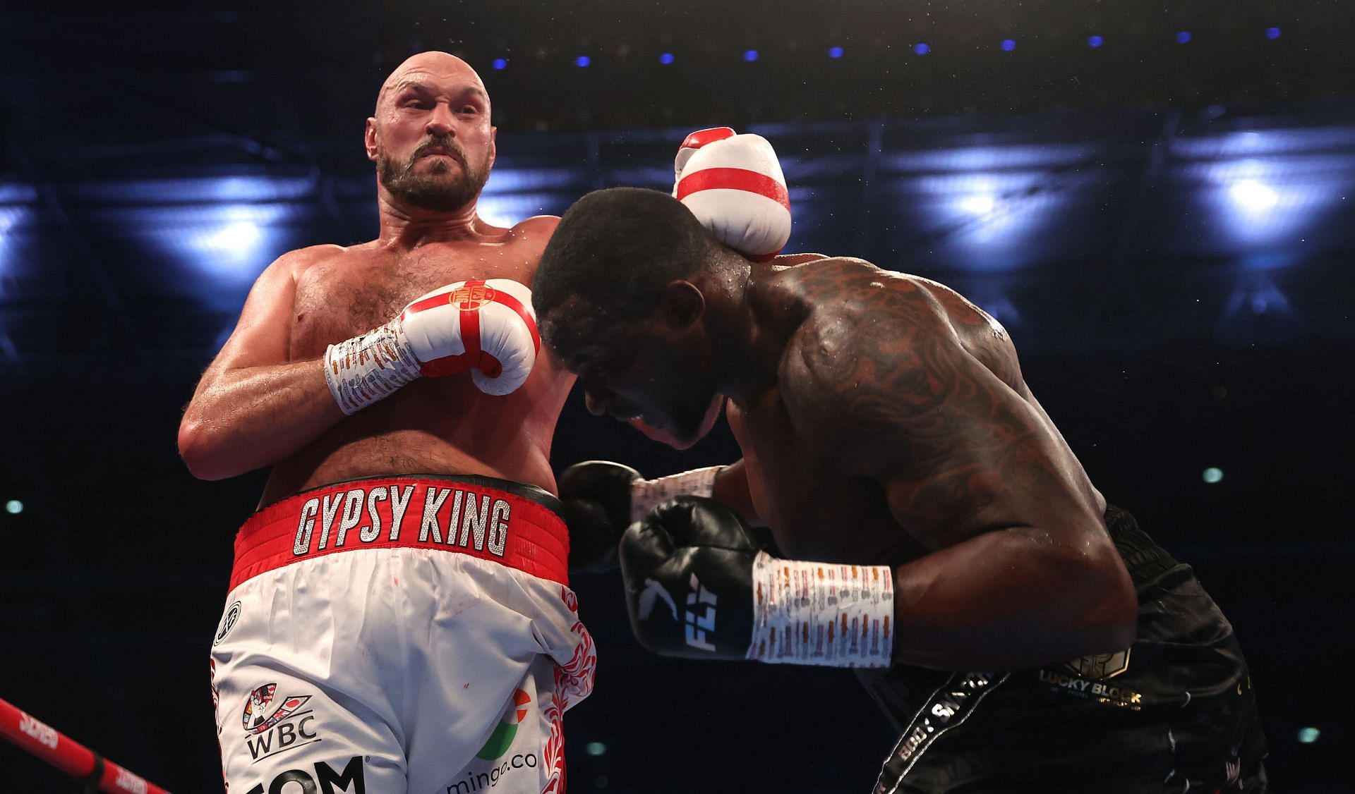 Tyson Fury (left) v Dillian Whyte (right) - Getty Images