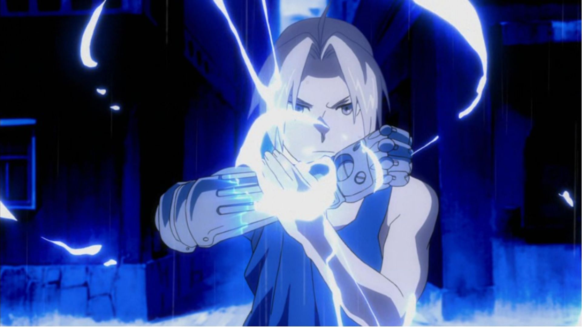 Edward Elric using transforming his Automail arm (Image via Hiromu Arakawa/Bones/Fullmetal Alchemist: Brotherhood)