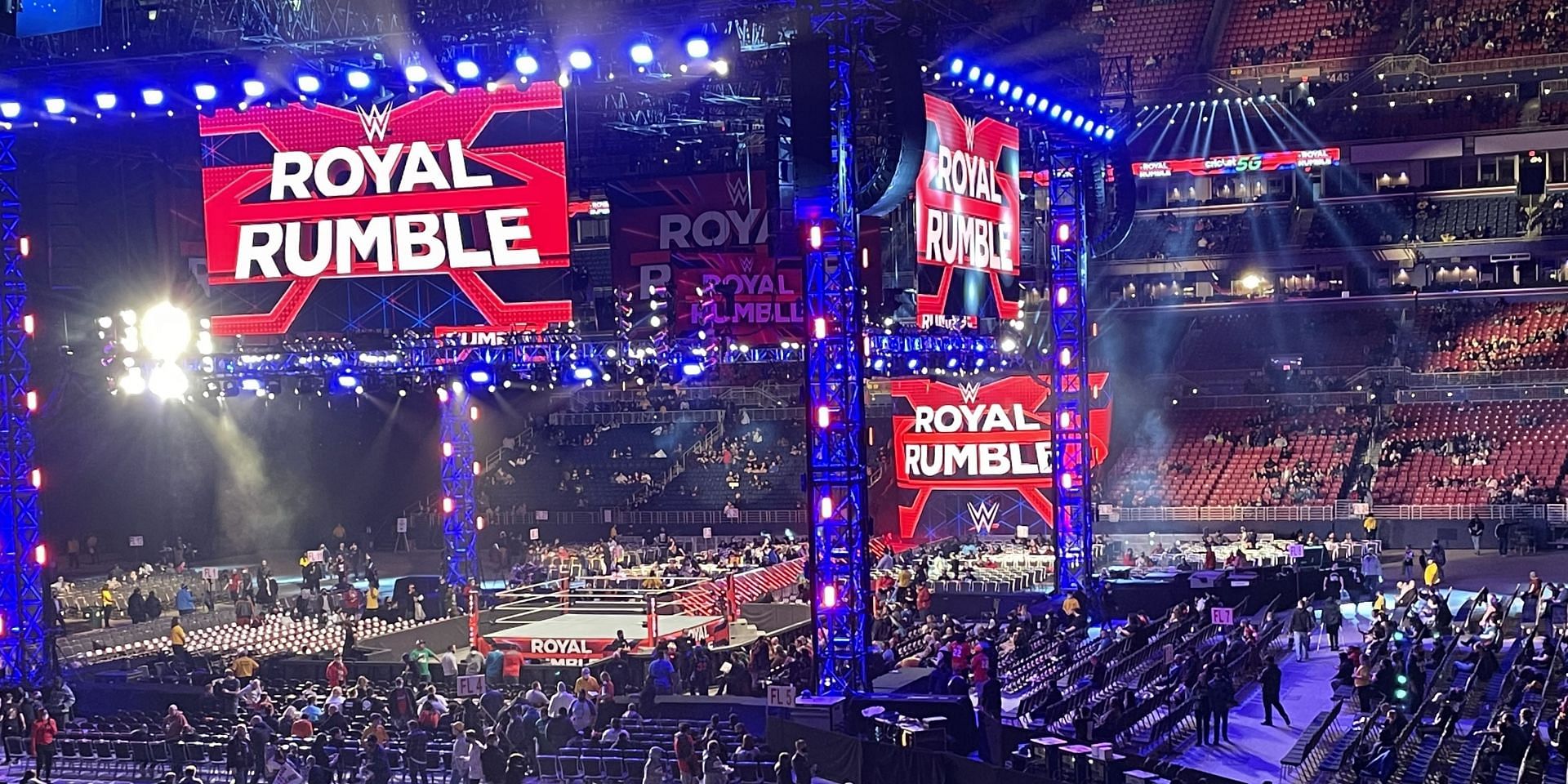 The Royal Rumble 2022 arena