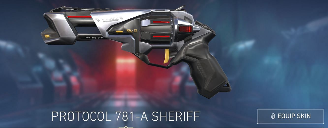 Protocol 781-A Sheriff (Image via Riot Games)