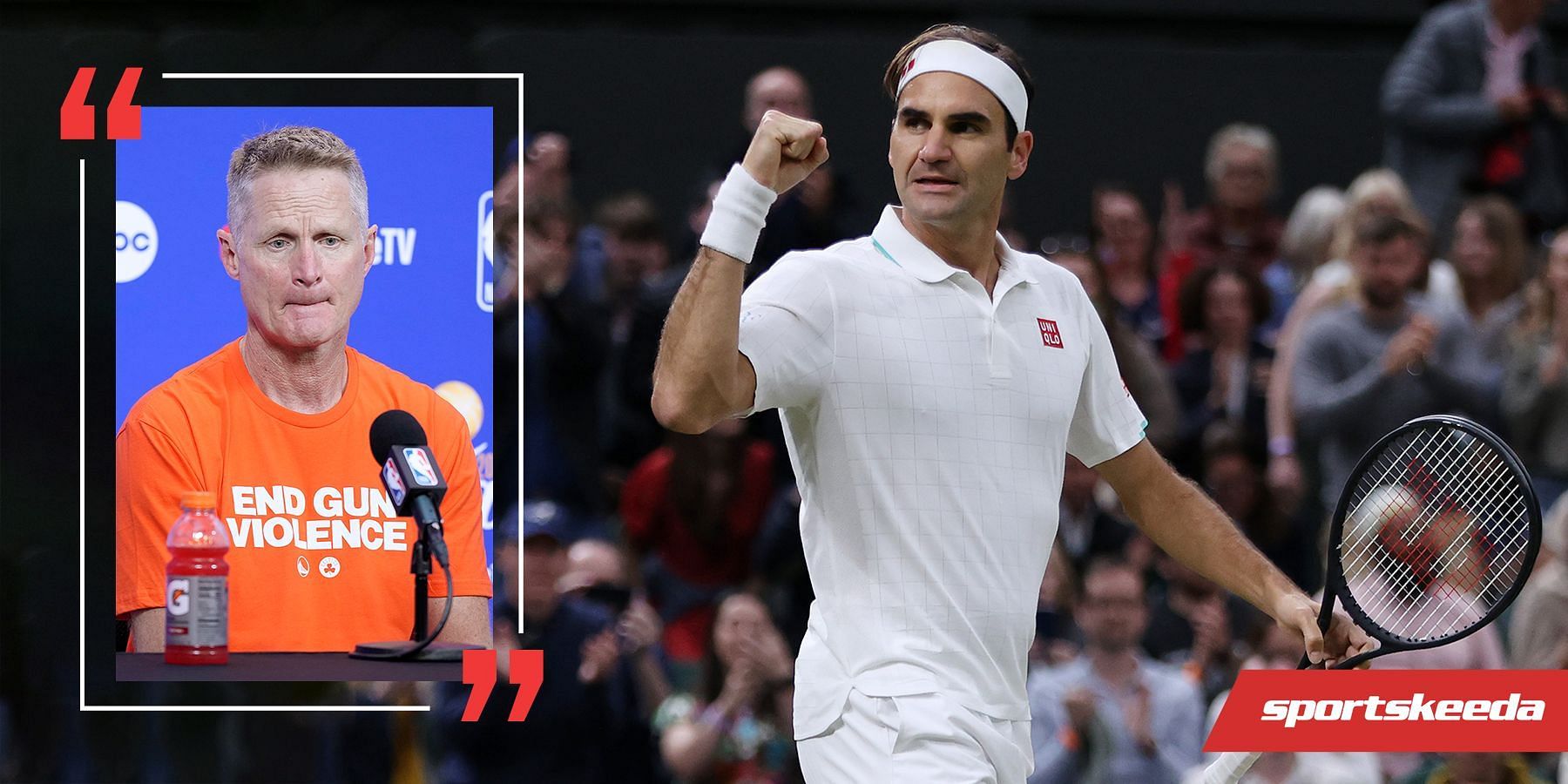 NBA coach Steve Kerr has likened Roger Federer to Steph Curry