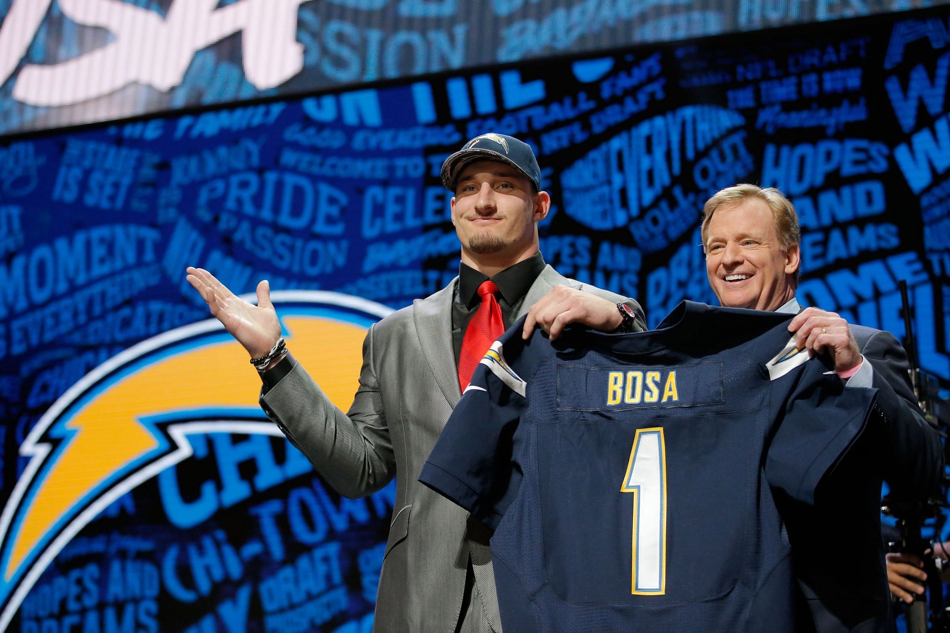 Joey Bosa at the NFL Draft