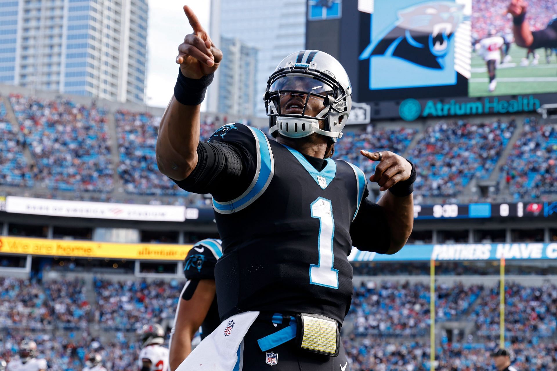 Former Carolina Panthers quarterback Cam Newton hopes to be part of an NFL roster in 2022