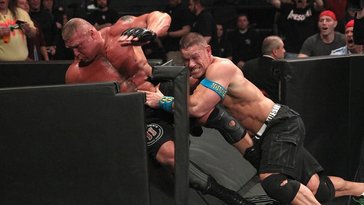 WWE में जॉन सीना वर्सेस ब्रॉक लैसनर के बीच कई जबरदस्त मैच देखने को मिले हैं