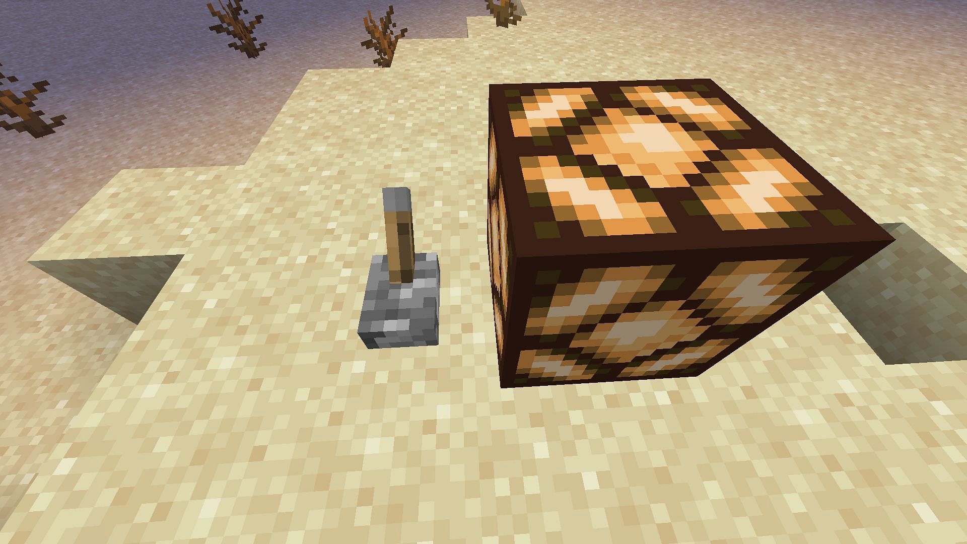 The item emits redstone signal when switched on (Image via Minecraft 1.19)