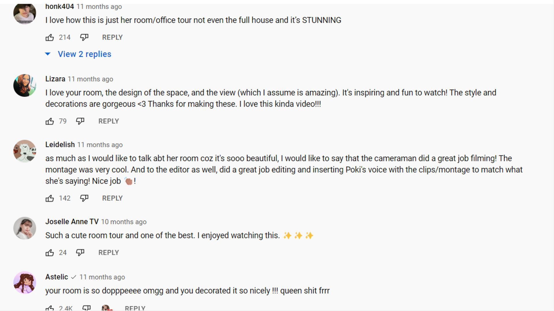 Fans react to room and gaming tour video (Image via- Pokimane/YouTube)