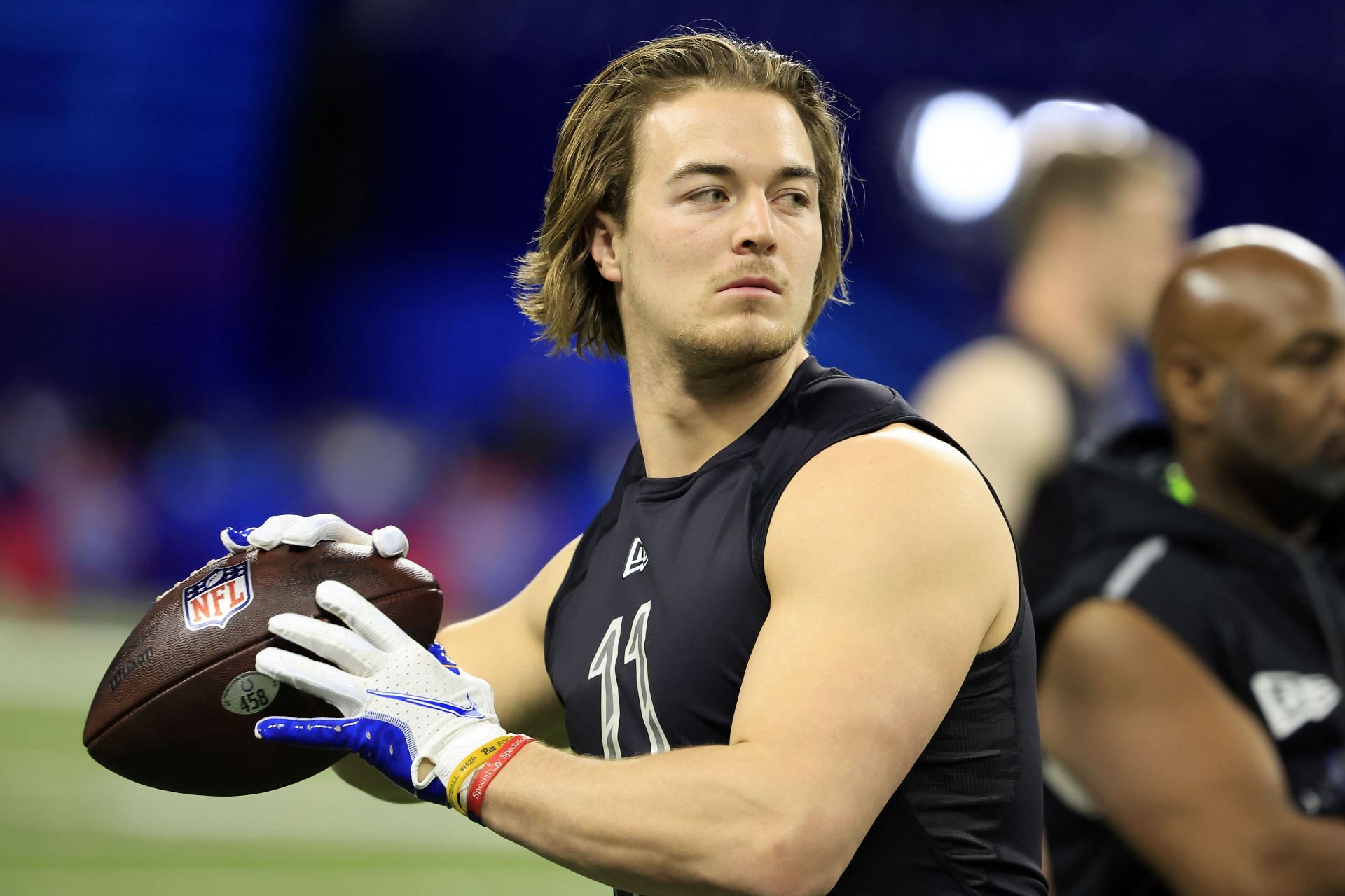 Kenny Pickett at the Draft Combine