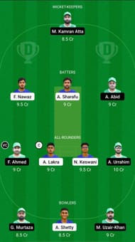EMB vs ABD Dream11 Prediction - Emirates D20