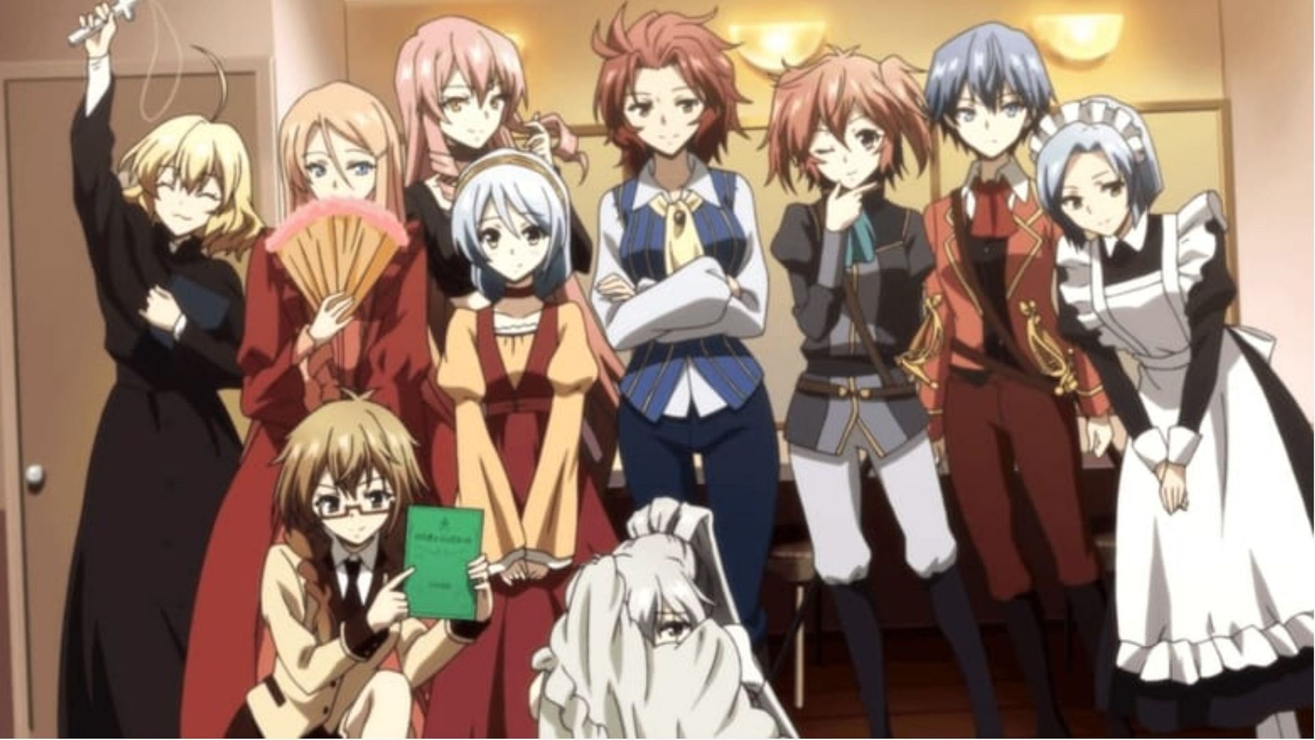 All characters in Riddle Story of a Devil (Image credits: Sunao Minakata/ Kadokawa/ Diomedéa/ Anime Limited)