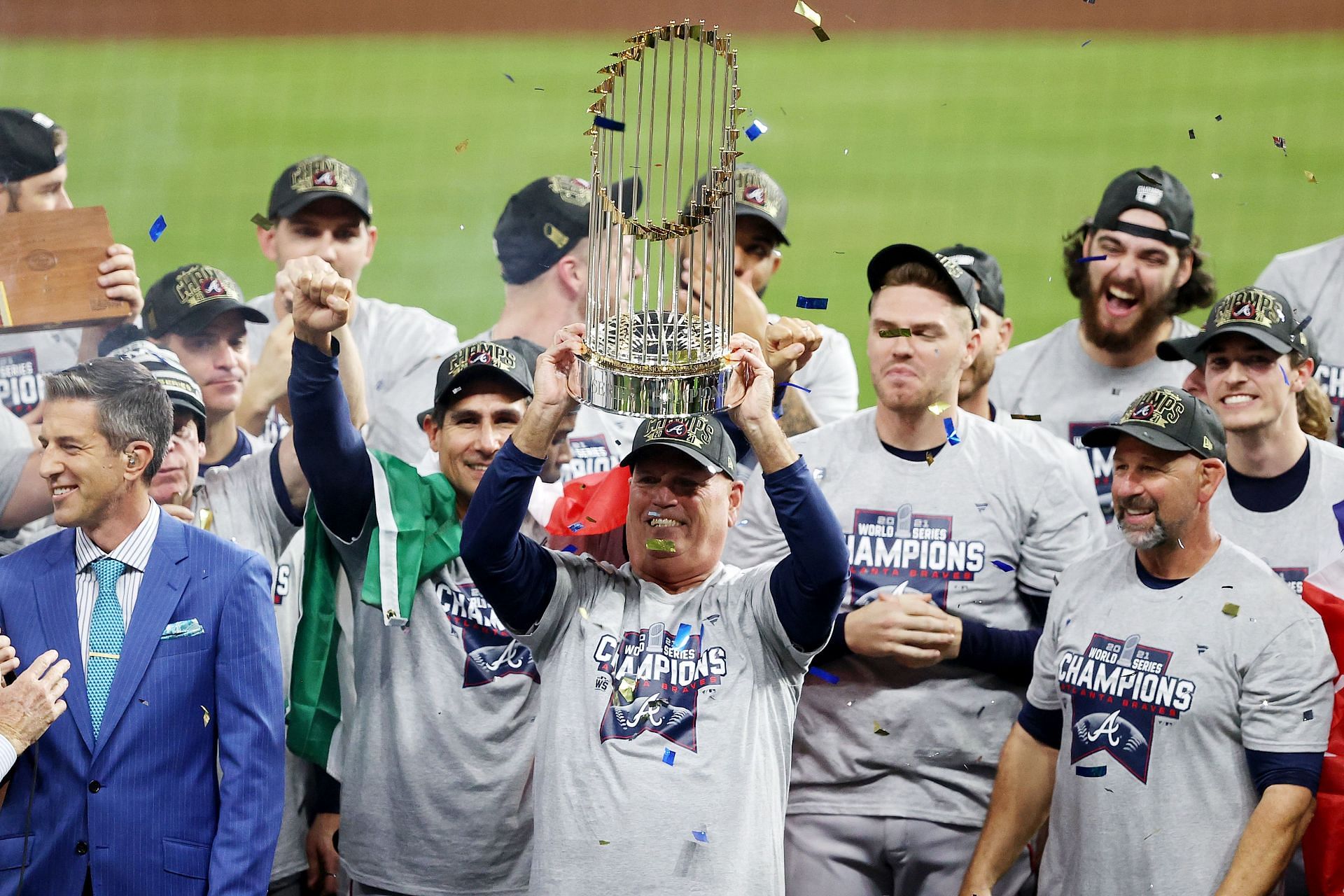 The Atlanta Braves clinched the World Series title in 2021 against the Houston Astros in Game 6.