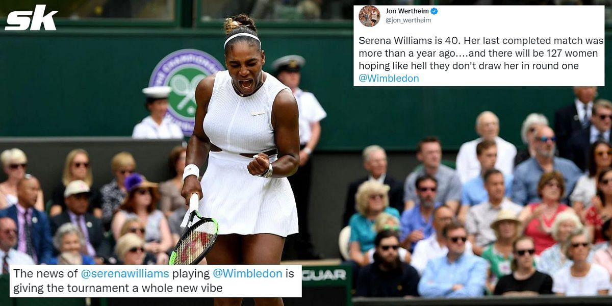 Tennis fans react to the news of Serena Williams&#039; potential comeback at Wimbledon