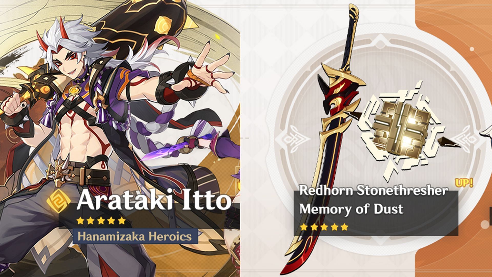 Arataki Itto and weapon banner announced (Image via HoYoverse)