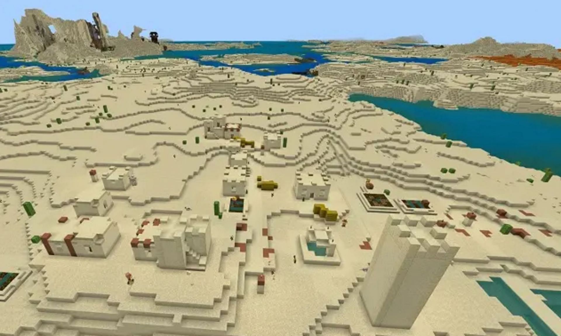 This Minecraft seed might not be too bad for speedrunning practice (Image via Mojang)