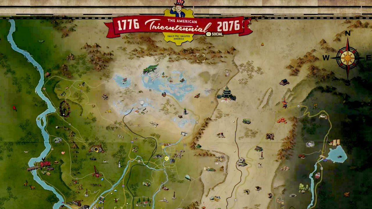 Is Fallout 76 map small?