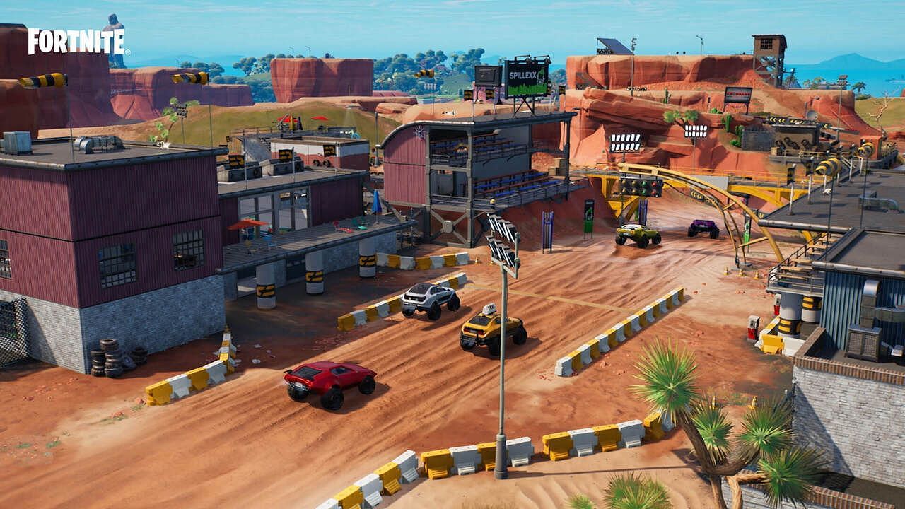 A look at Chonker&#039;s Speedway (Image via Epic Games)
