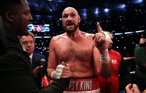 Tyson Fury after his last fight.