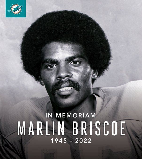 Legendary AFL quarterback and Miami Dolphins wide receiver Marlin Briscoe  dies at age 76 - The Phinsider