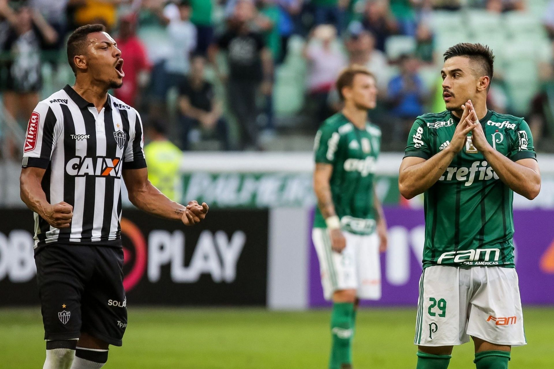 Palmeiras face Atletico Mineiro in a top-of-the-table clash on Sunday