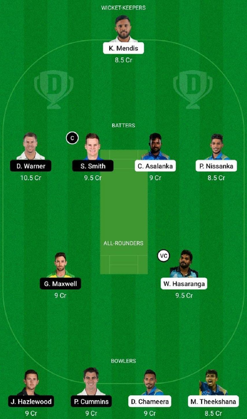 SL vs AUS Dream11 Fantasy Tip #1 - 1st ODI.