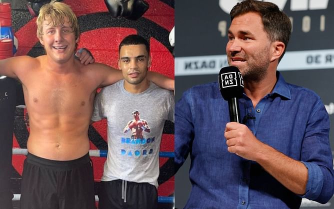 Paddy Pimblett tweets at "money man" Eddie Hearn, making a case for fellow Liverpudlian Brandon Daord