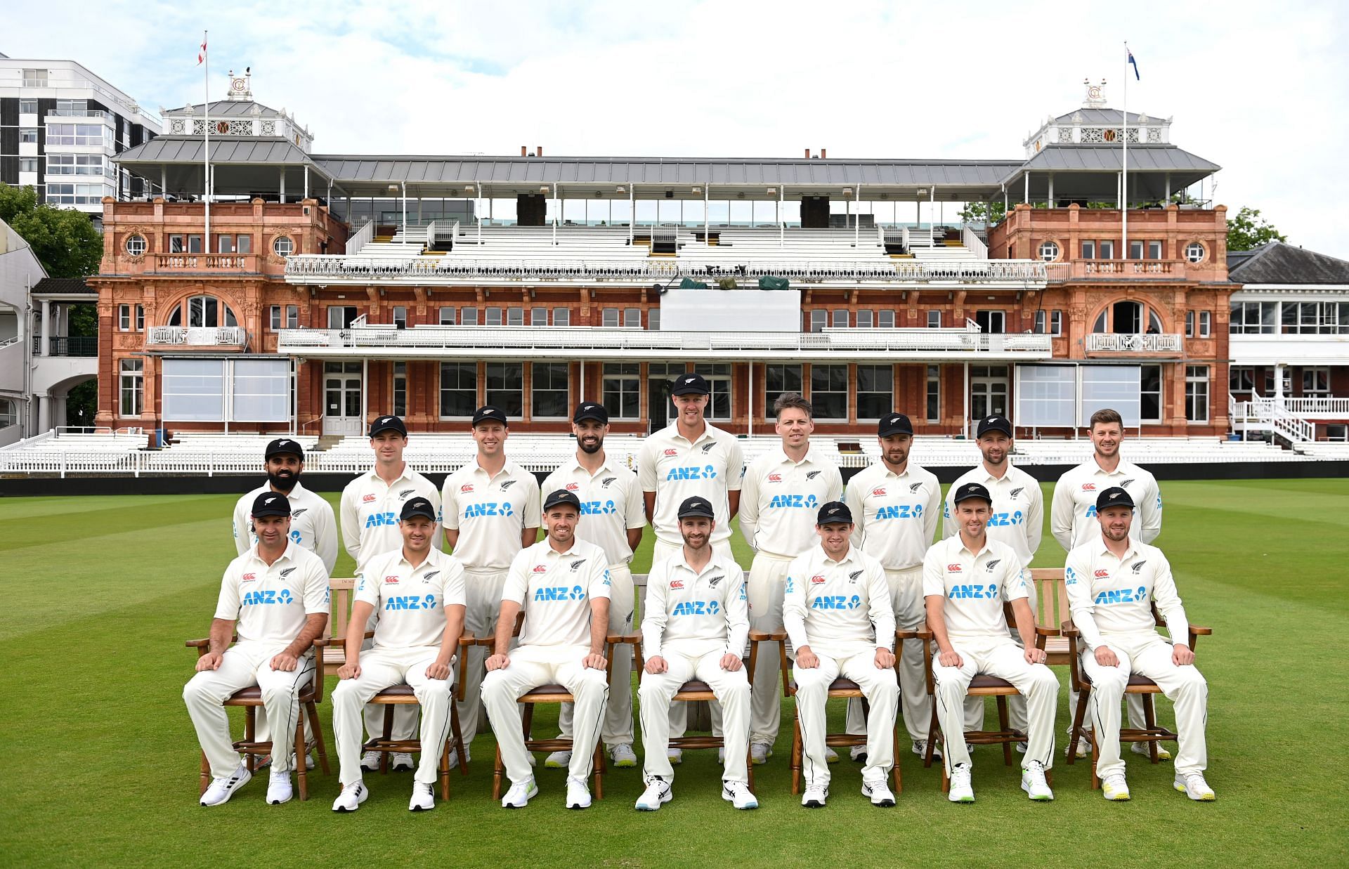 New Zealand Team pose for a photograph at Lord&#039;s.