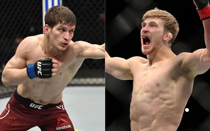 "I'll just finish him" - Movsar Evloev makes huge Arnold Allen call out for UFC London, Brit responds