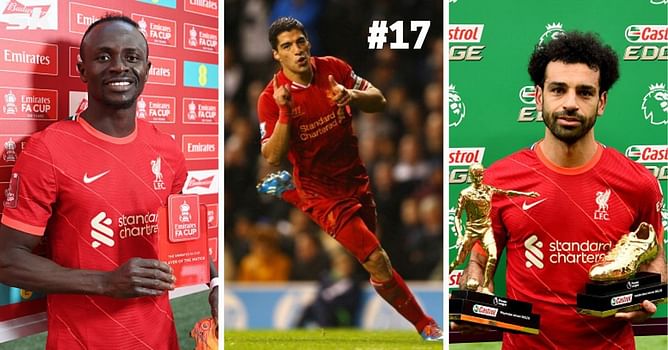 Mane, Salah, Suarez: Liverpool fans vote for the club's 50 greatest footballers of all time