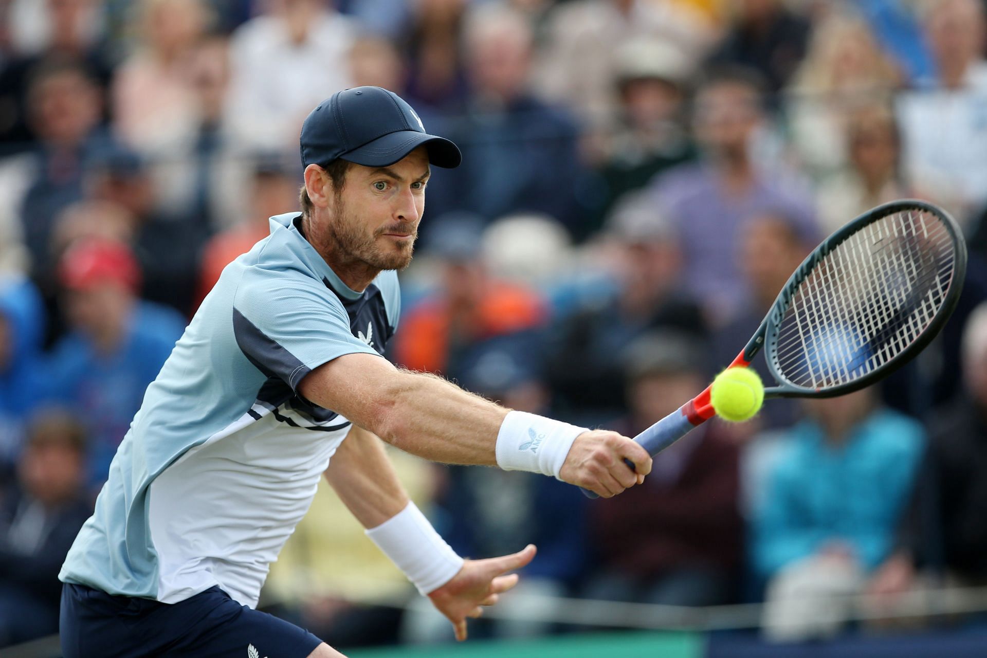Andy Murray kicked off his grasscourt season on a positive note