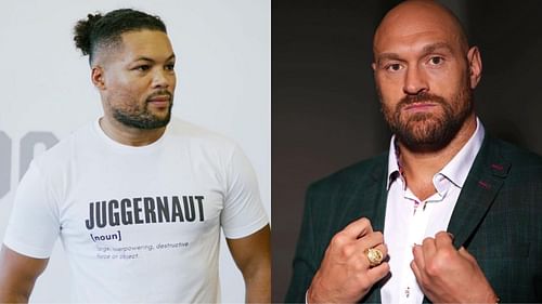 Joe Joyce (left, @joejoyceboxing), Tyson Fury (right, @tysonfury) [images courtesy of Instagram]