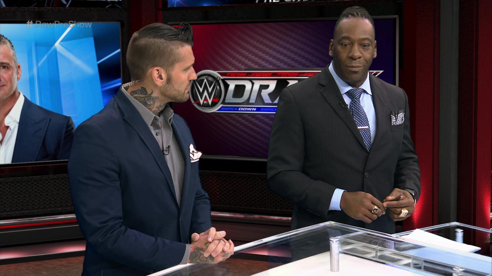 Corey Graves and Booker T