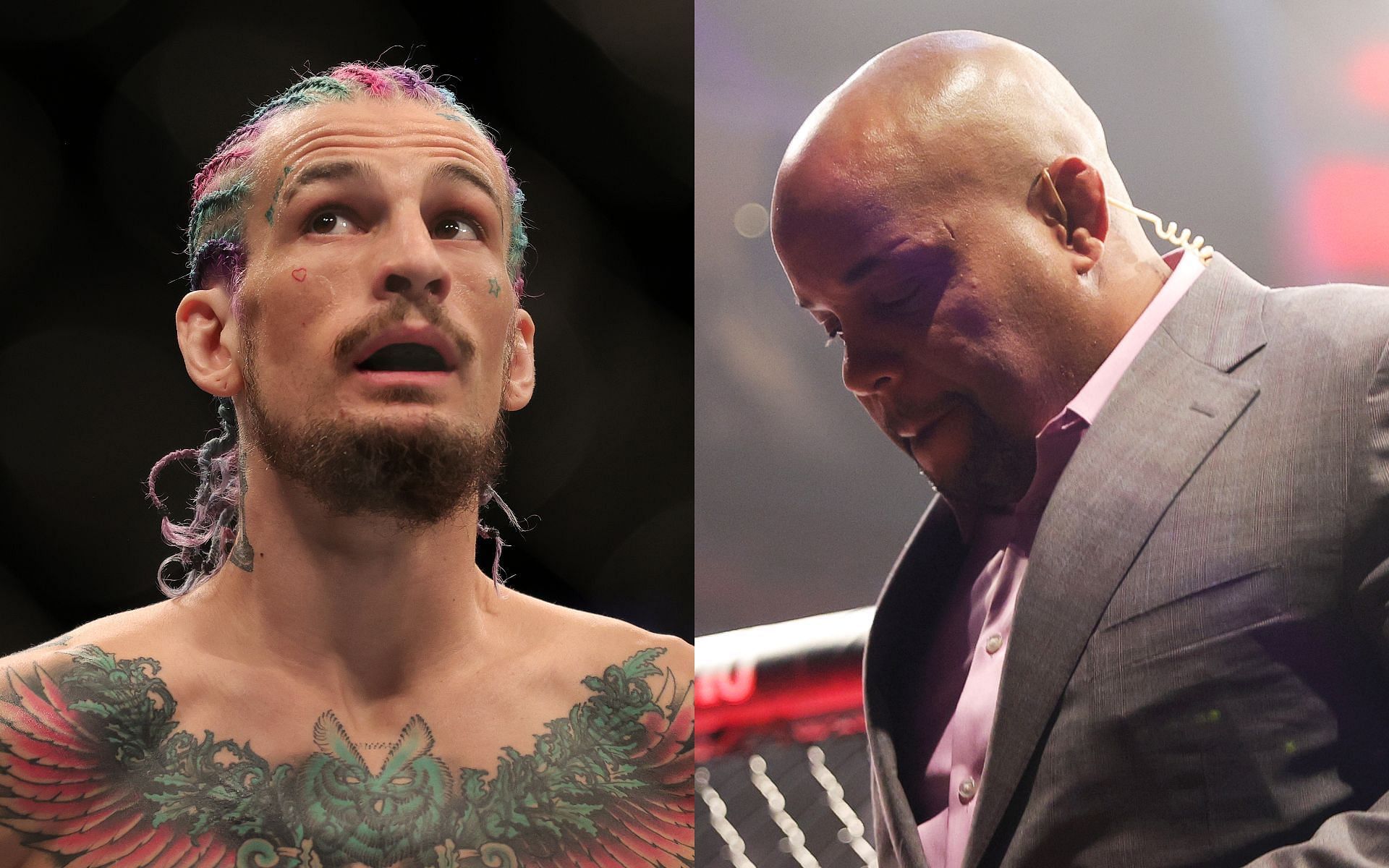 Sean O&#039;Malley (left) and Daniel Cormier (right) (Images via Getty)