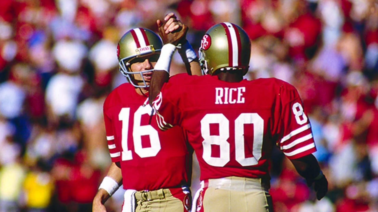 Montana and Jerry Rice, Image Credit: 49ers.com
