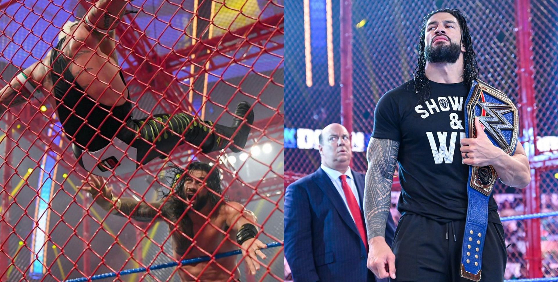 WWE SmackDown में दिग्गजों का Hell in a Cell मैच हुआ है 