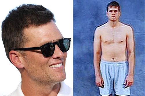 Tom Brady and his infamous NFL Combine photo