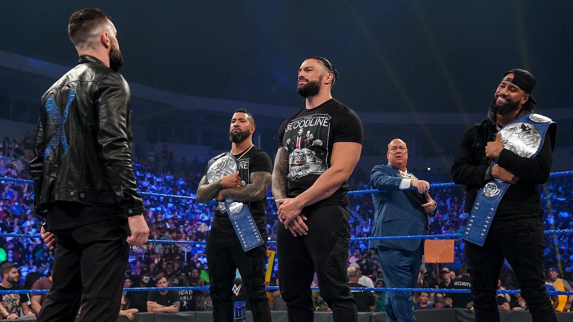 Finn Balor and The Bloodline!