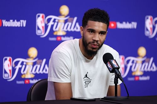 Jayson Tatum - 2022 NBA Finals - Media Day