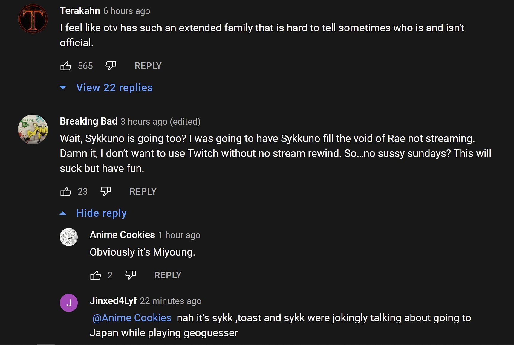 Fans react to the streamer&#039;s announcement 2/2 (Image via Jeru TV/YouTube)