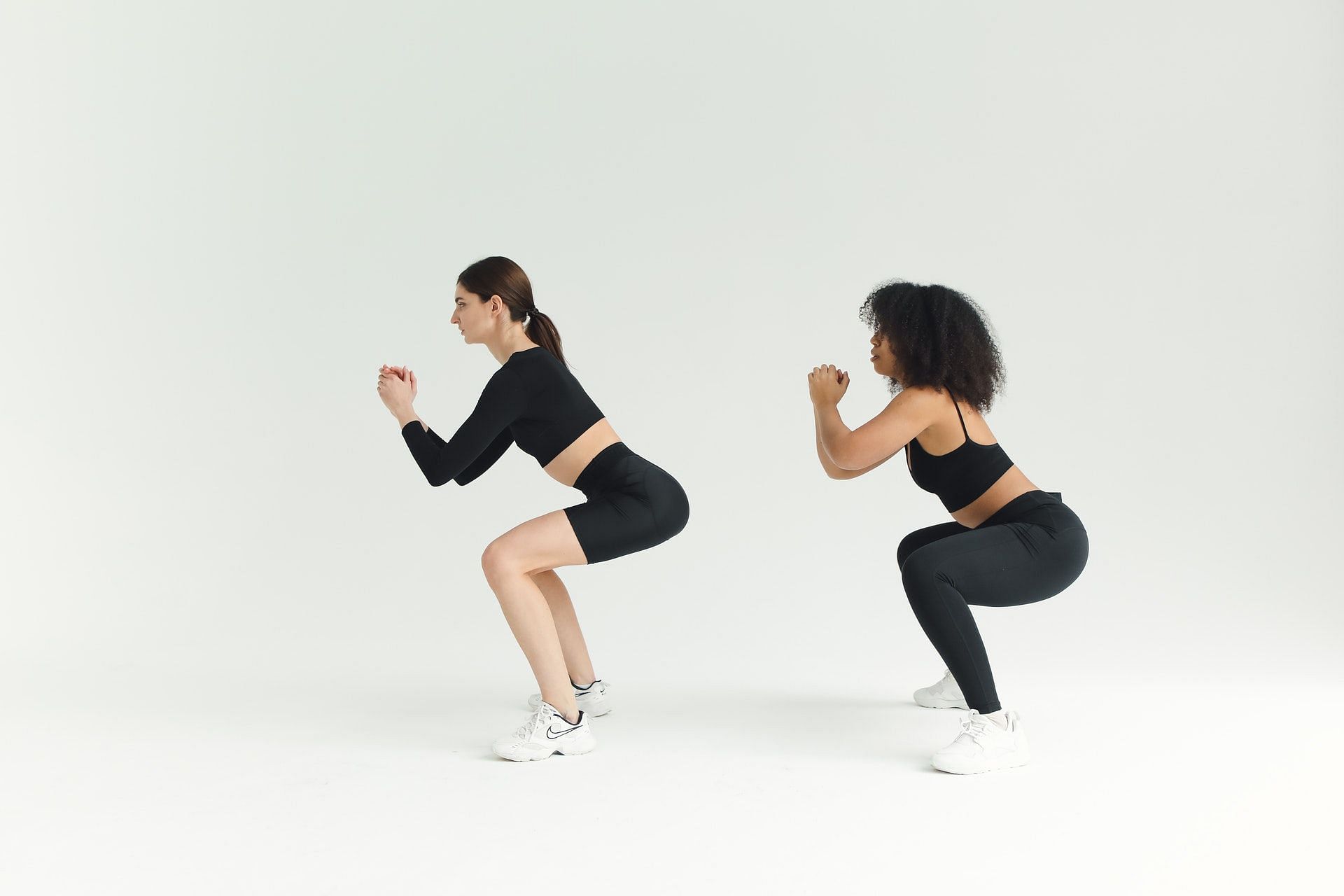 Squat jumps are powerful moves that help strengthen the lower body. (Photo by Polina Tankilevitch via pexels)