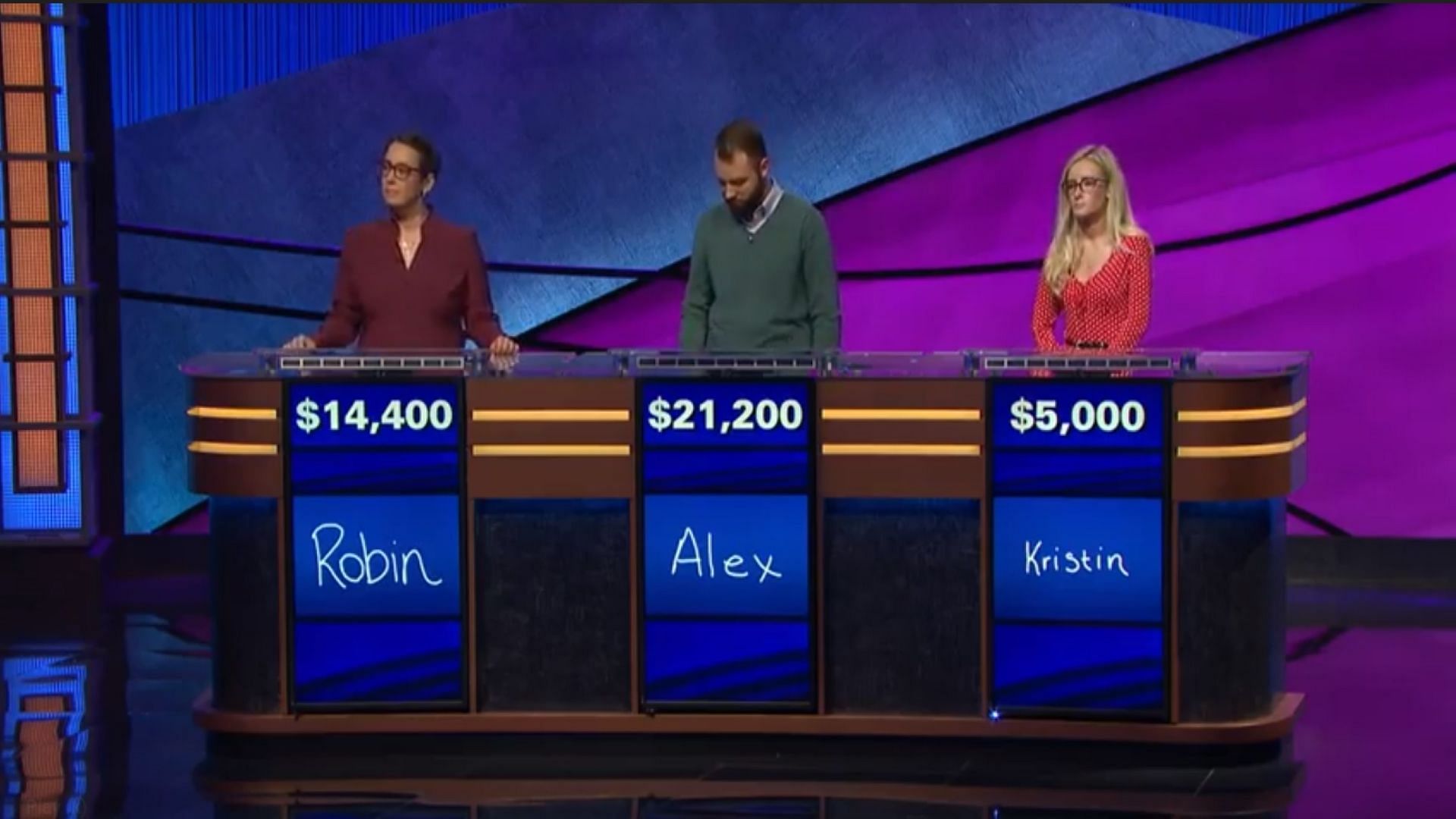 A still from Jeopardy! (Image via @Jeopardy/Instagram)