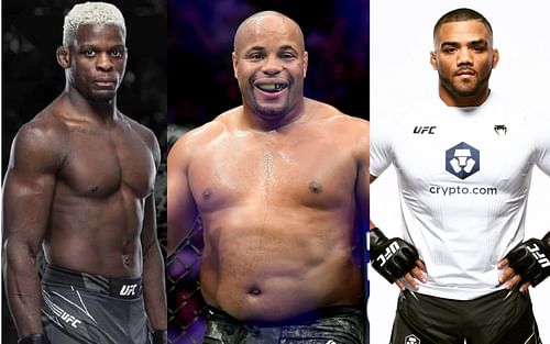 Phil Hawes (left) Daniel Cormier (center) Deron Winn (right) [Images via Getty and @deron_winn, @philliphawes on Instagram]